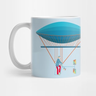 Skycycle Flying Machine Air Balloon Victorian Aircraft 1897 Mug